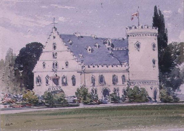 Erinnerungen an Rosenau, den Geburtsort von HRH dem Prinzgemahl, Ehemann von Königin Victoria von William Callow