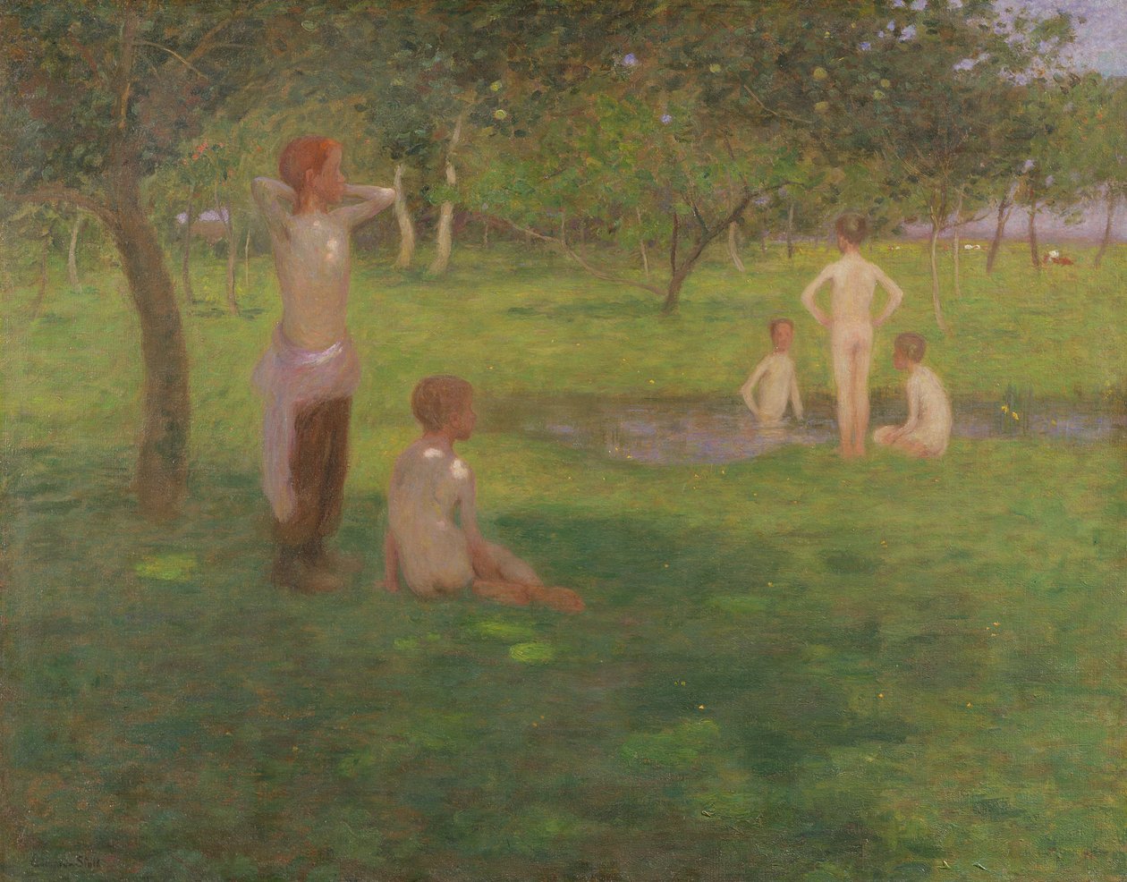 An einem Sommernachmittag, 1892 von William Edward Stott