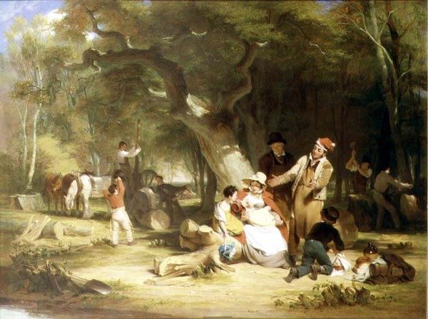 Das Mittagessen des Holzfällers von William Frederick Witherington