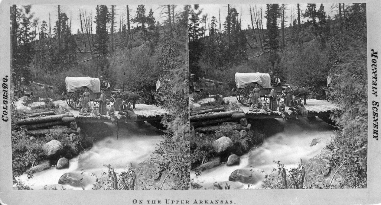 Am oberen Arkansas, ca. 1870 von William Gunnison Chamberlain