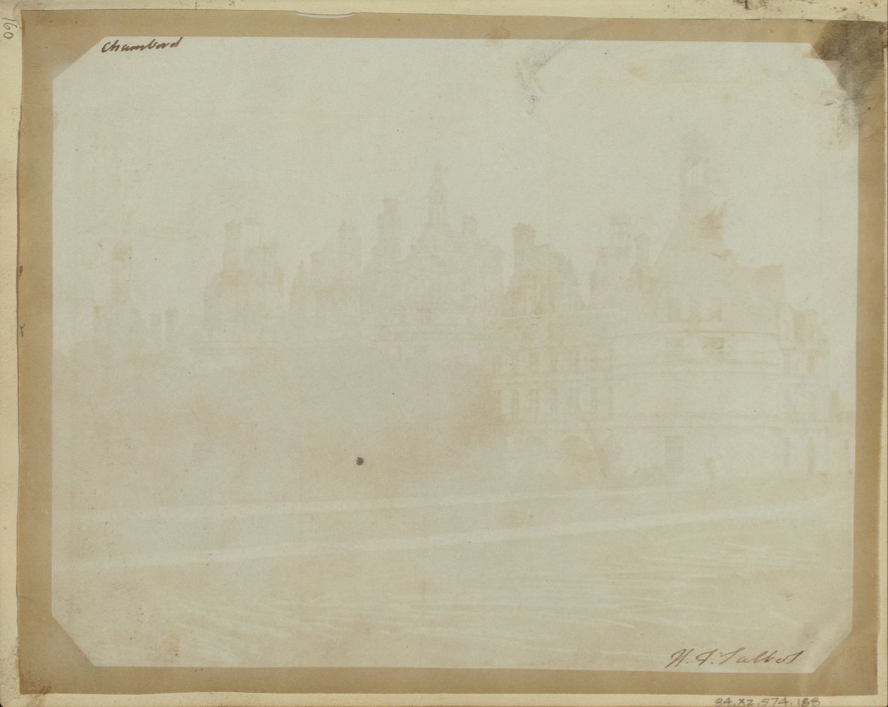 Das Schloss Chambord von William Henry Fox Talbot