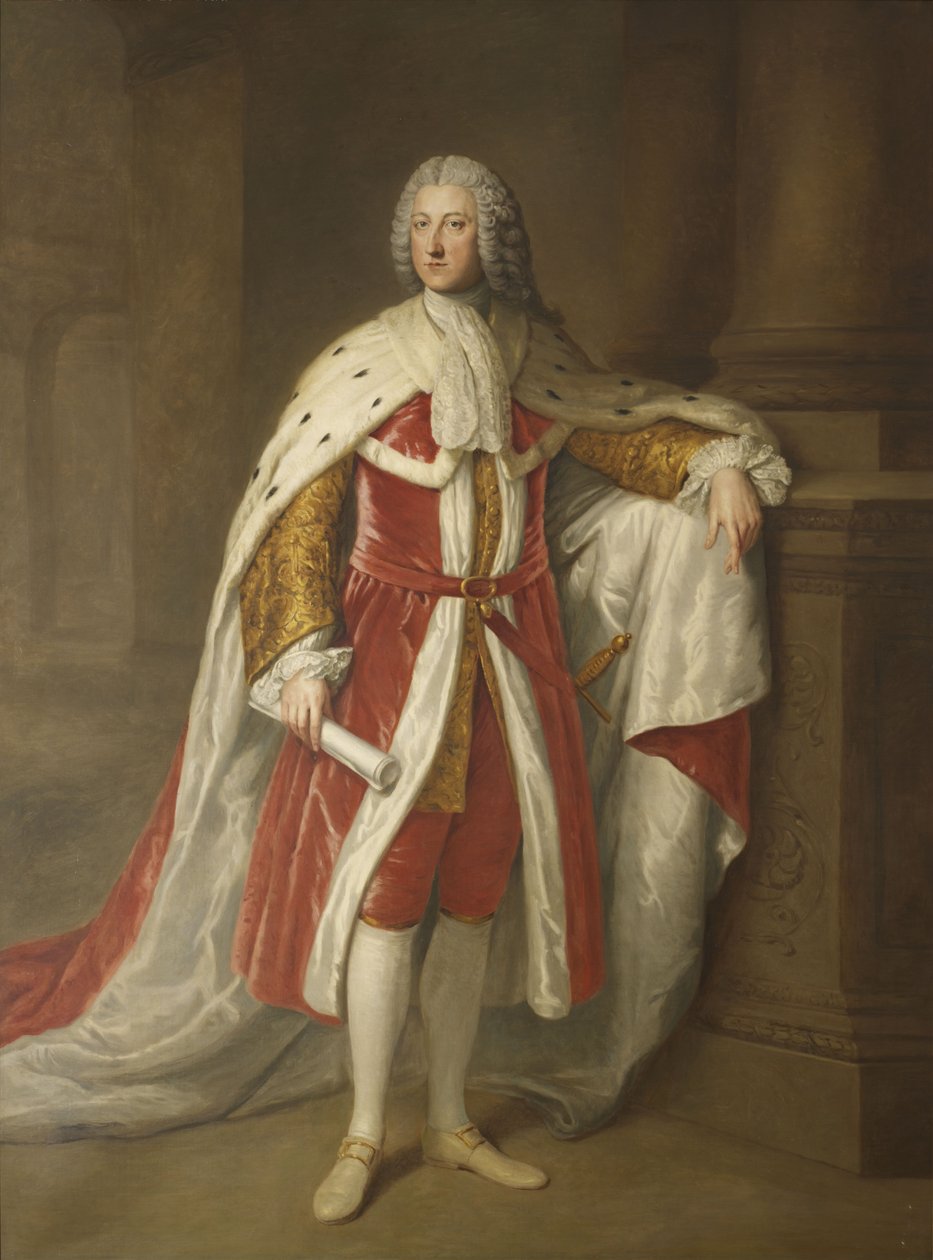 Porträt von William Pitt, 1. Earl of Chatham (1708-1778) von William Hoare