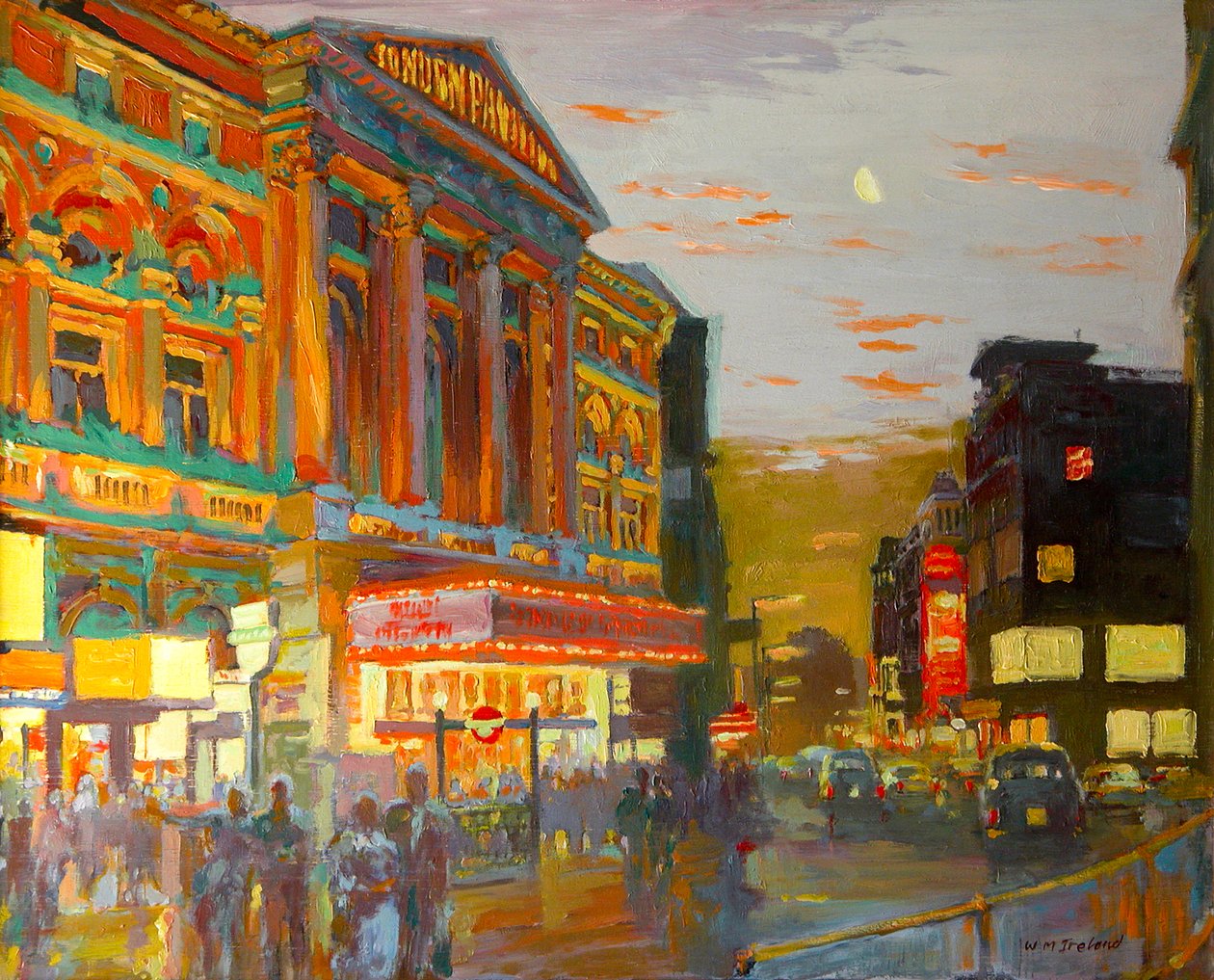 London bei Nacht von William Ireland