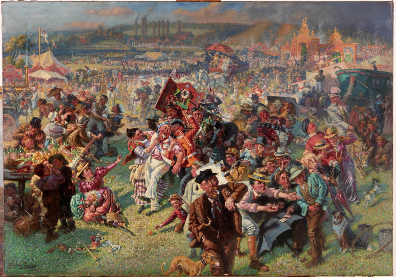 Die Blaydon-Rennen - Eine Studie aus dem Leben, 1903 von William Irving