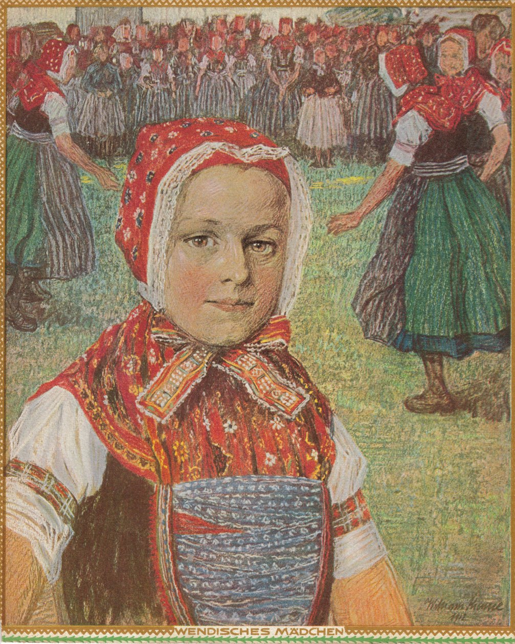 Wendisches Mädchen von William Krause