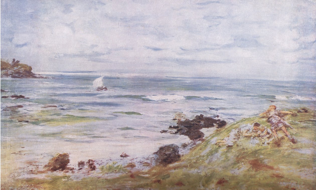 Das Kommen des Heiligen Kolumba, Bibbys Annual, 1916-1917 von William McTaggart