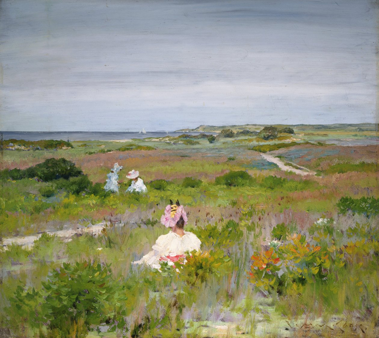 Landschaft - Shinnecock, Long Island von William Merritt Chase