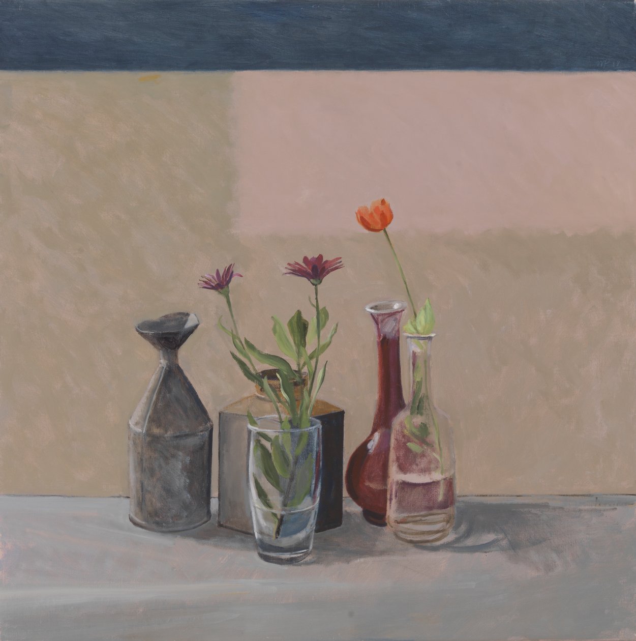 Orange Mohn - Flaschen Dosen, 2008 von William Packer