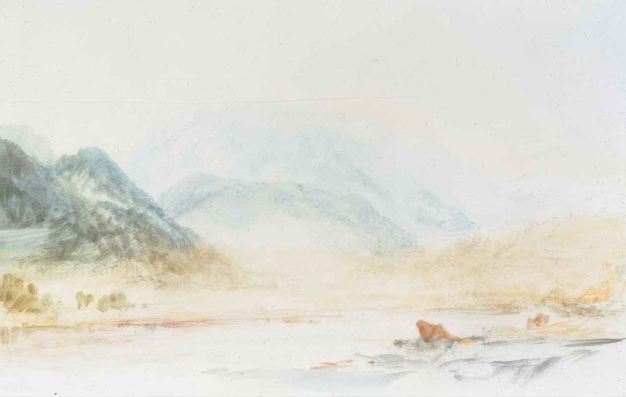 Der Wetterhorn von nahe Rosenlaui von Joseph Mallord William Turner