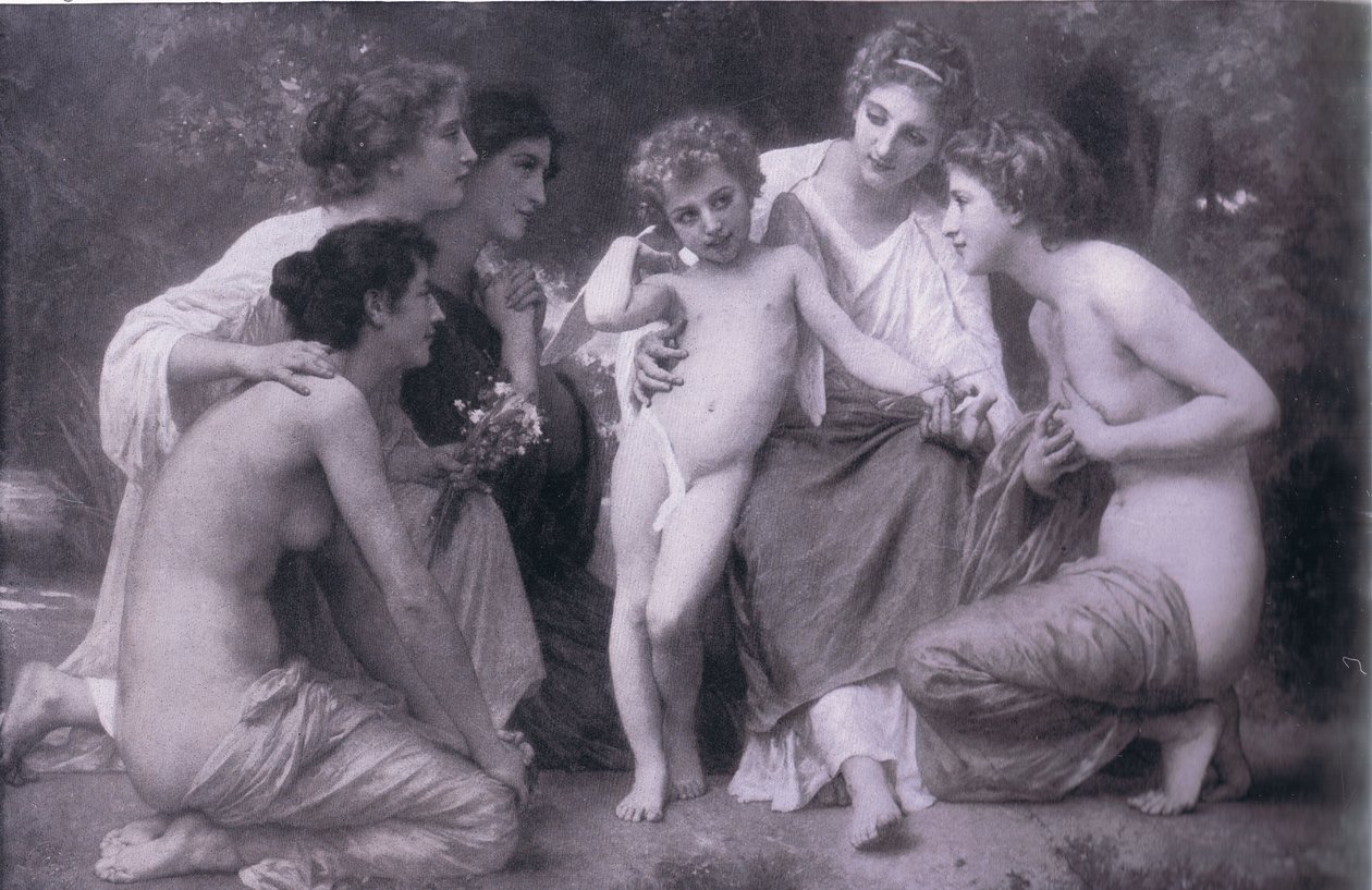 Die Bewunderung, Bibbys Annual, 1916-1917 von William Adolphe Bouguereau