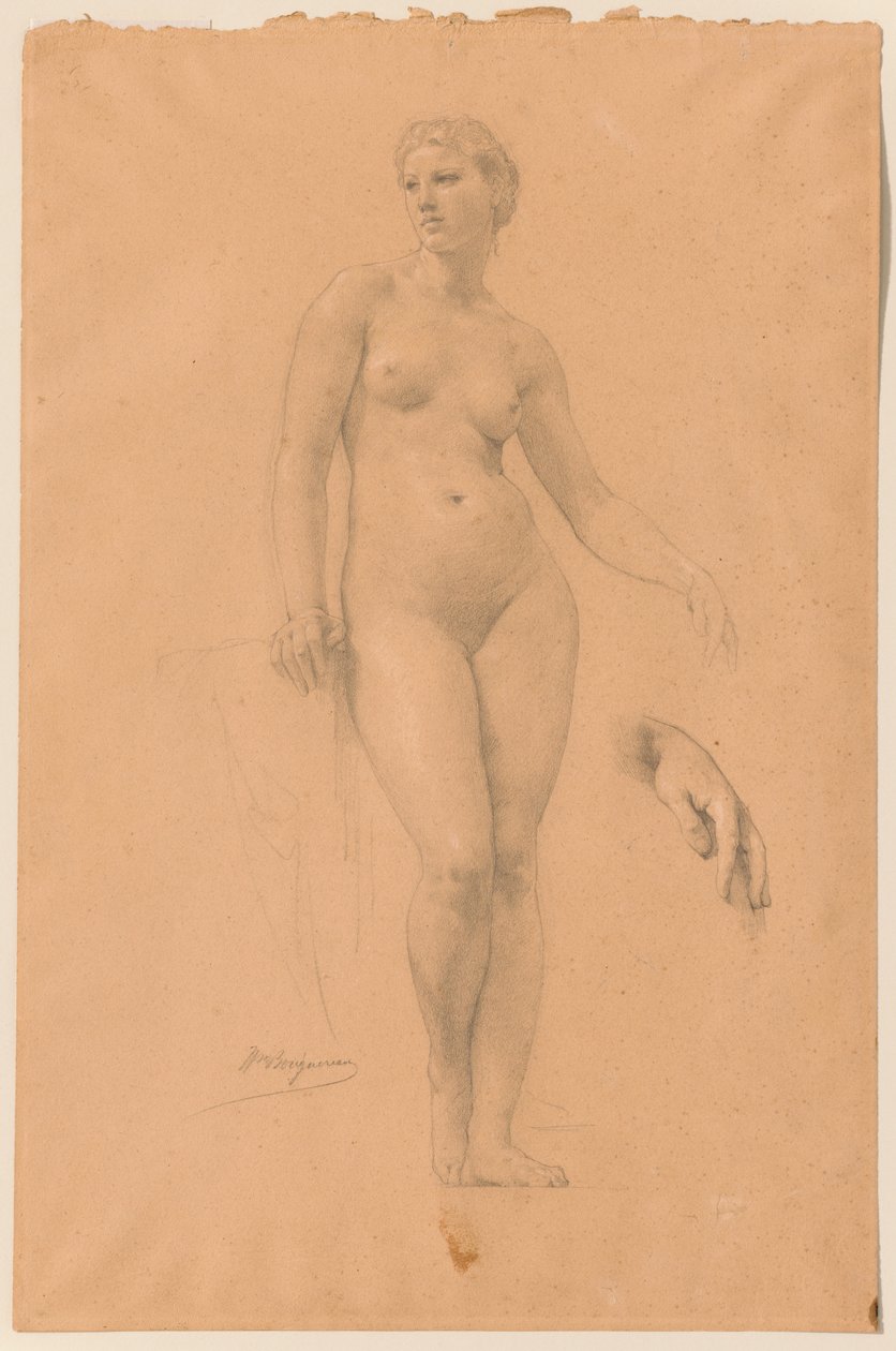 Studie der Venus für „Apollo und die Musen auf dem Olymp“ von William-Adolphe Bouguereau