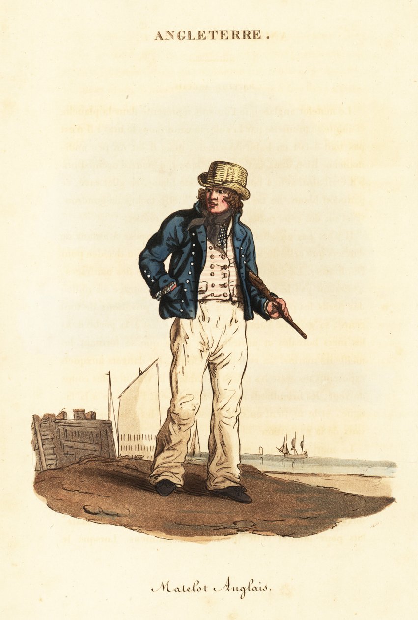 Britischer Matrose in Lord Nelsons Marine von William (after) Alexander
