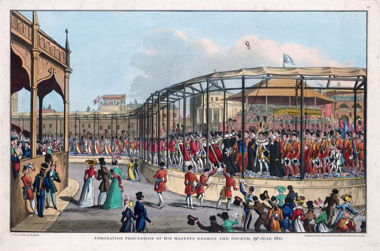Krönungsprozession von George IV (1762-1830), St James