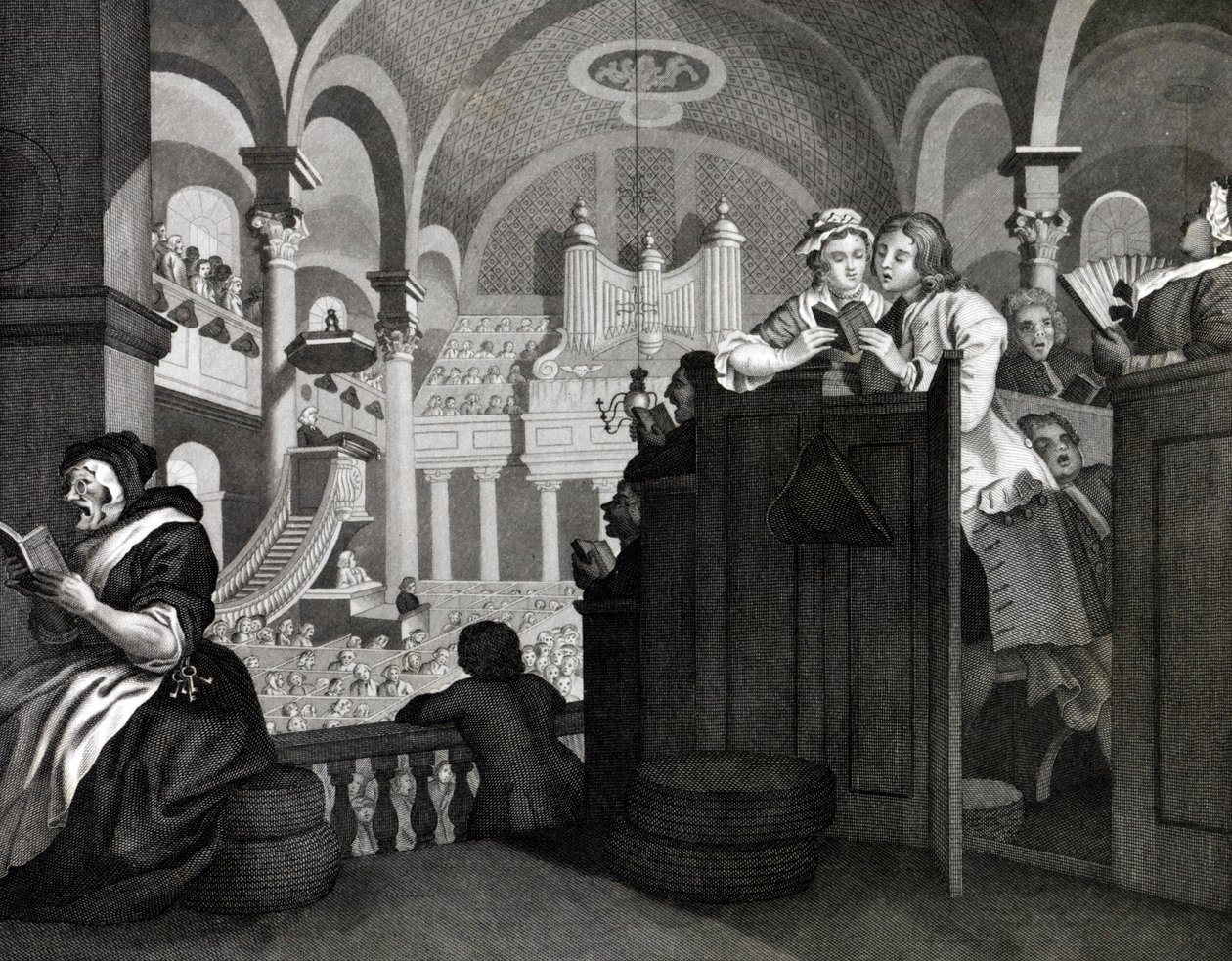 Goodchilds freier Sonntag von William (after) Hogarth