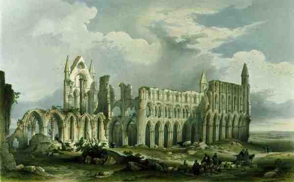 Whitby Abbey von Südwesten, aus 
