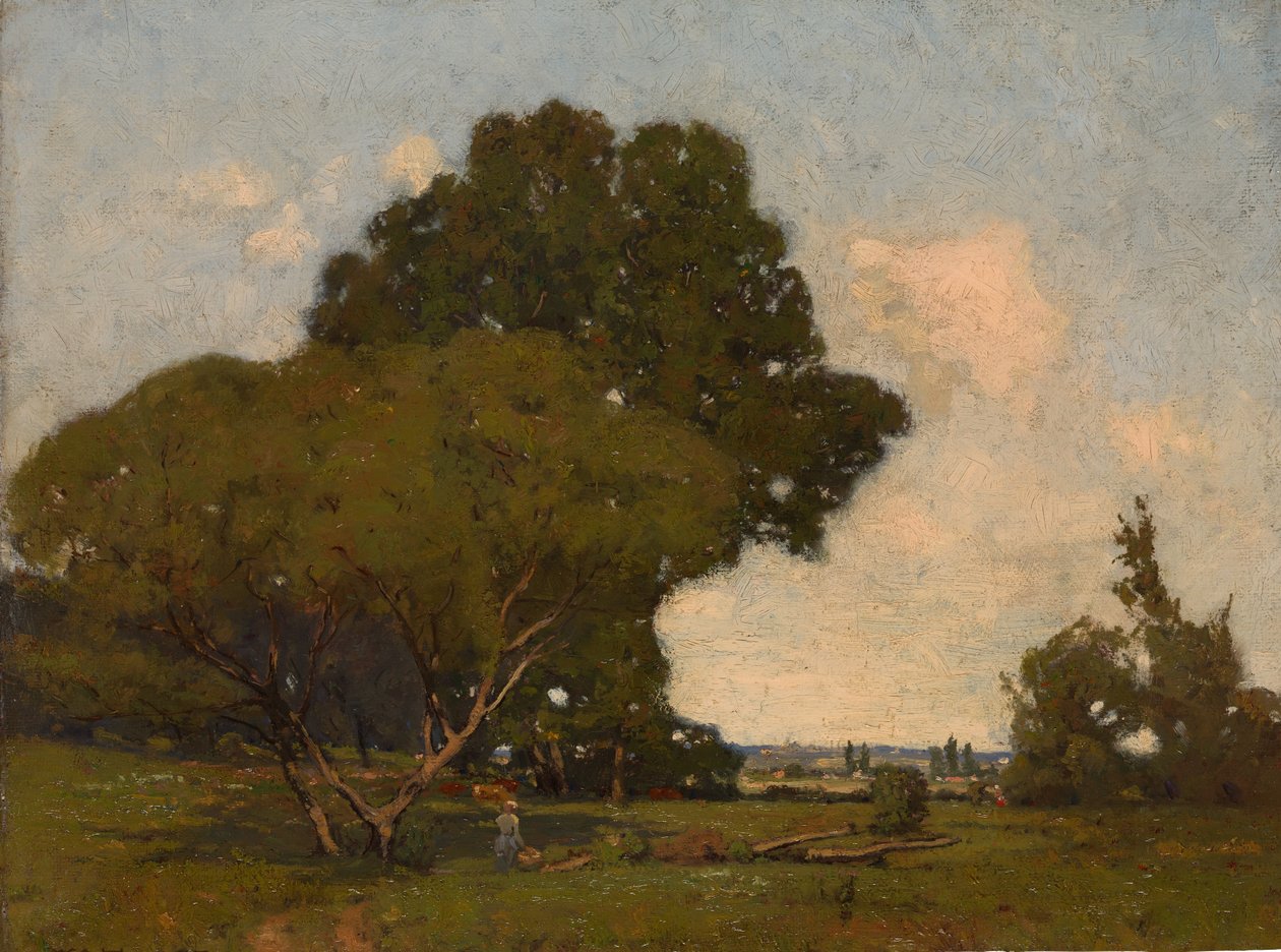 Die Bäume, früher Nachmittag, Frankreich von William A. Harper