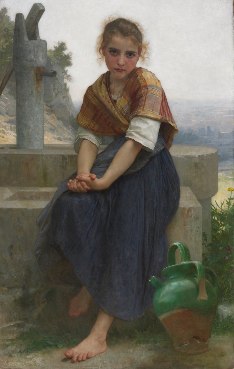 La Cruche Cassée von William Adolphe Bouguereau