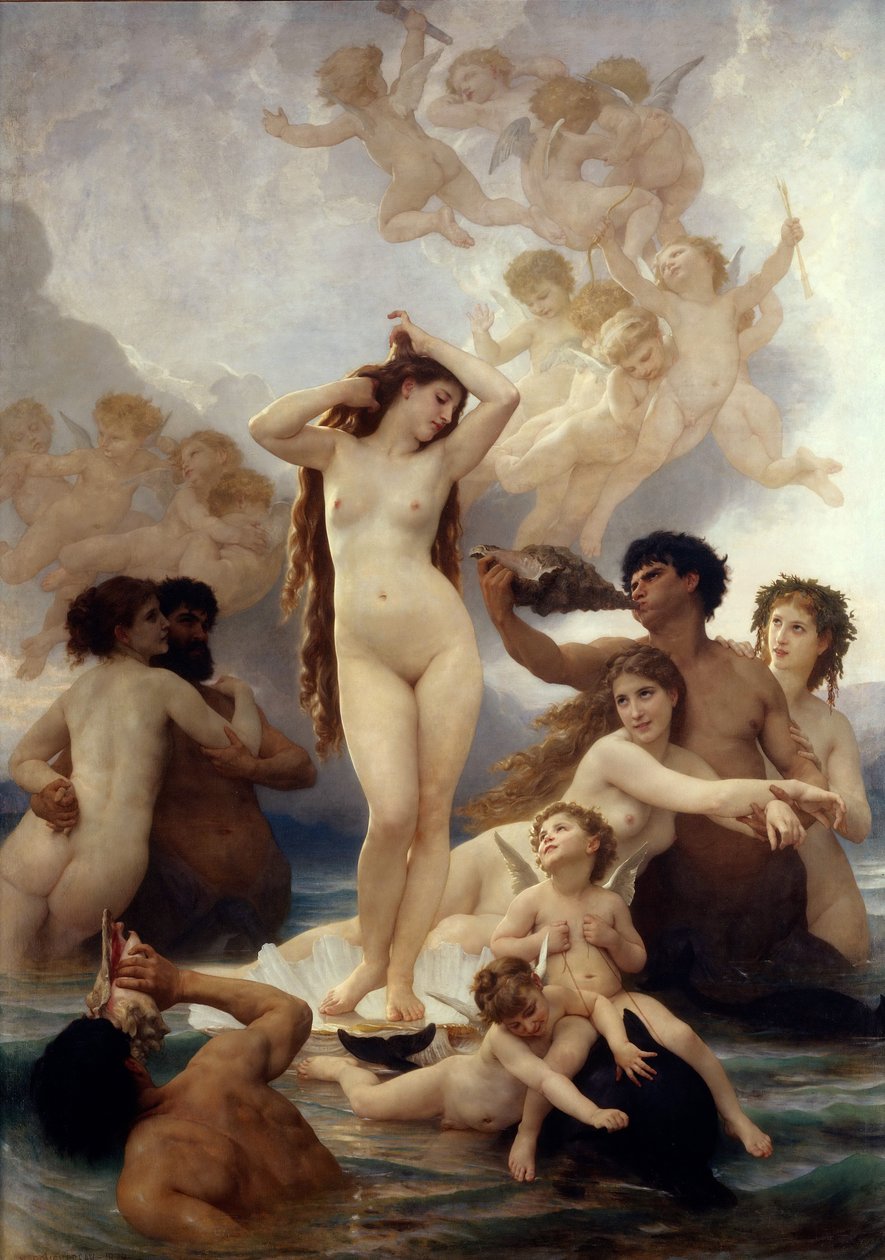 Die Geburt der Venus von William-Adolphe Bouguereau