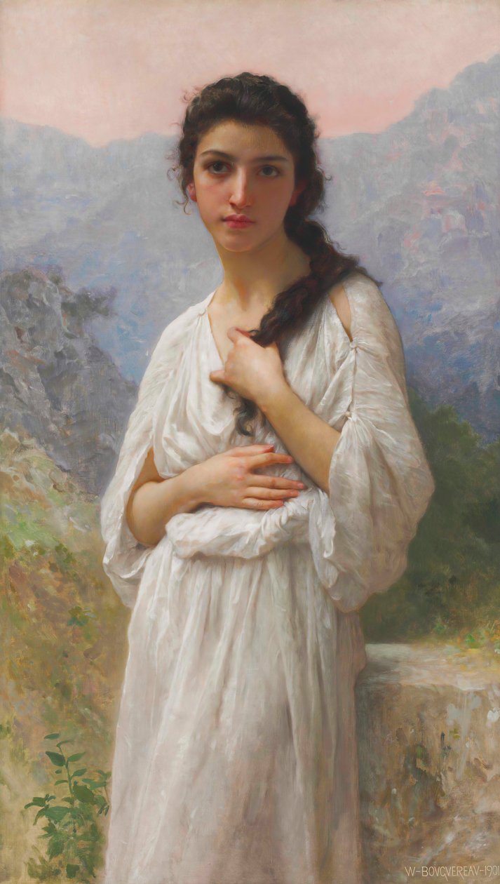 Das Warten von William-Adolphe Bouguereau