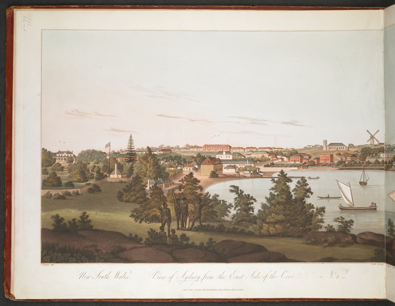 Blick auf Sydney von der Ostseite der Bucht von William Alexander