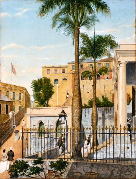 Niederländische Siedler in St. Thomas, Jungferninseln von William August Thulstrup