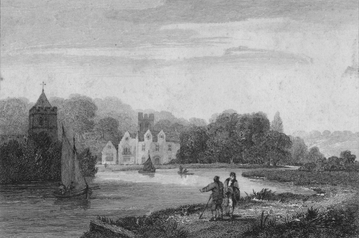 Bisham Abbey, 1810 von William Bernard Cooke