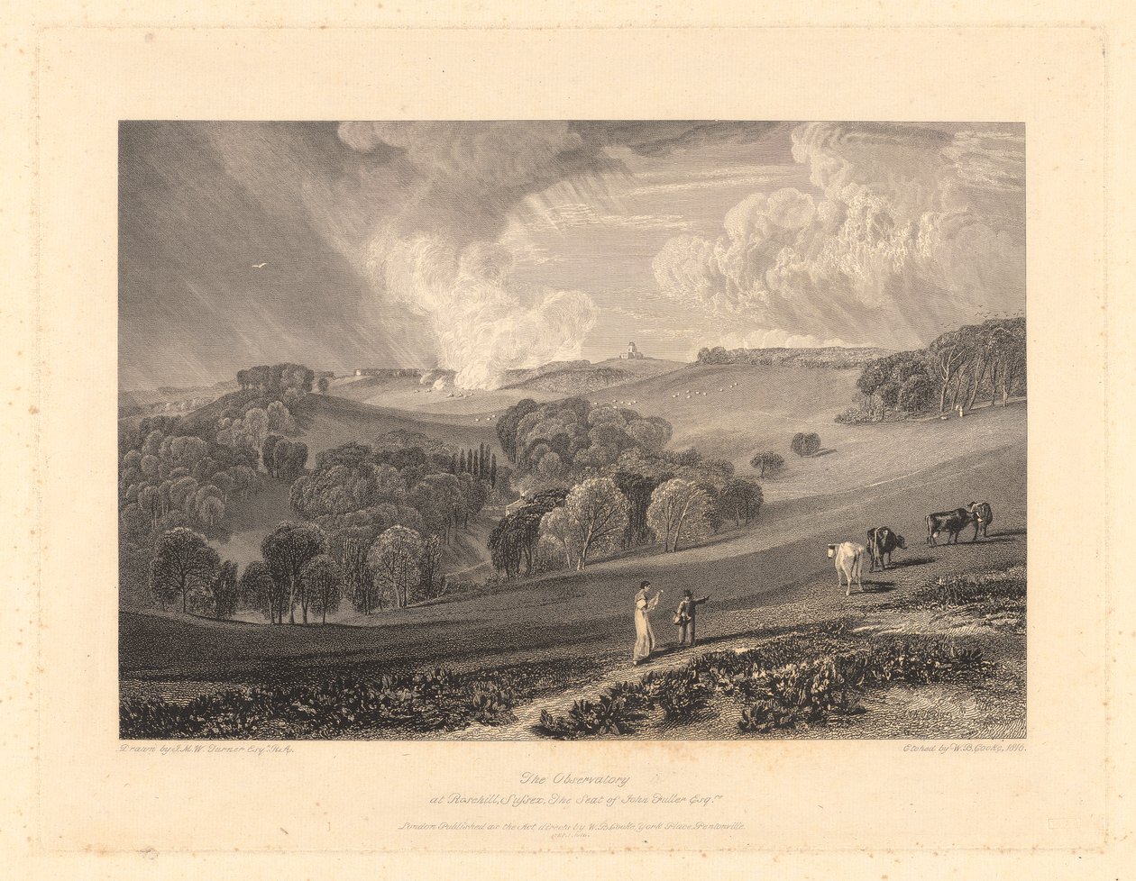 Das Observatorium in Rosehill, Sussex von William Bernard Cooke