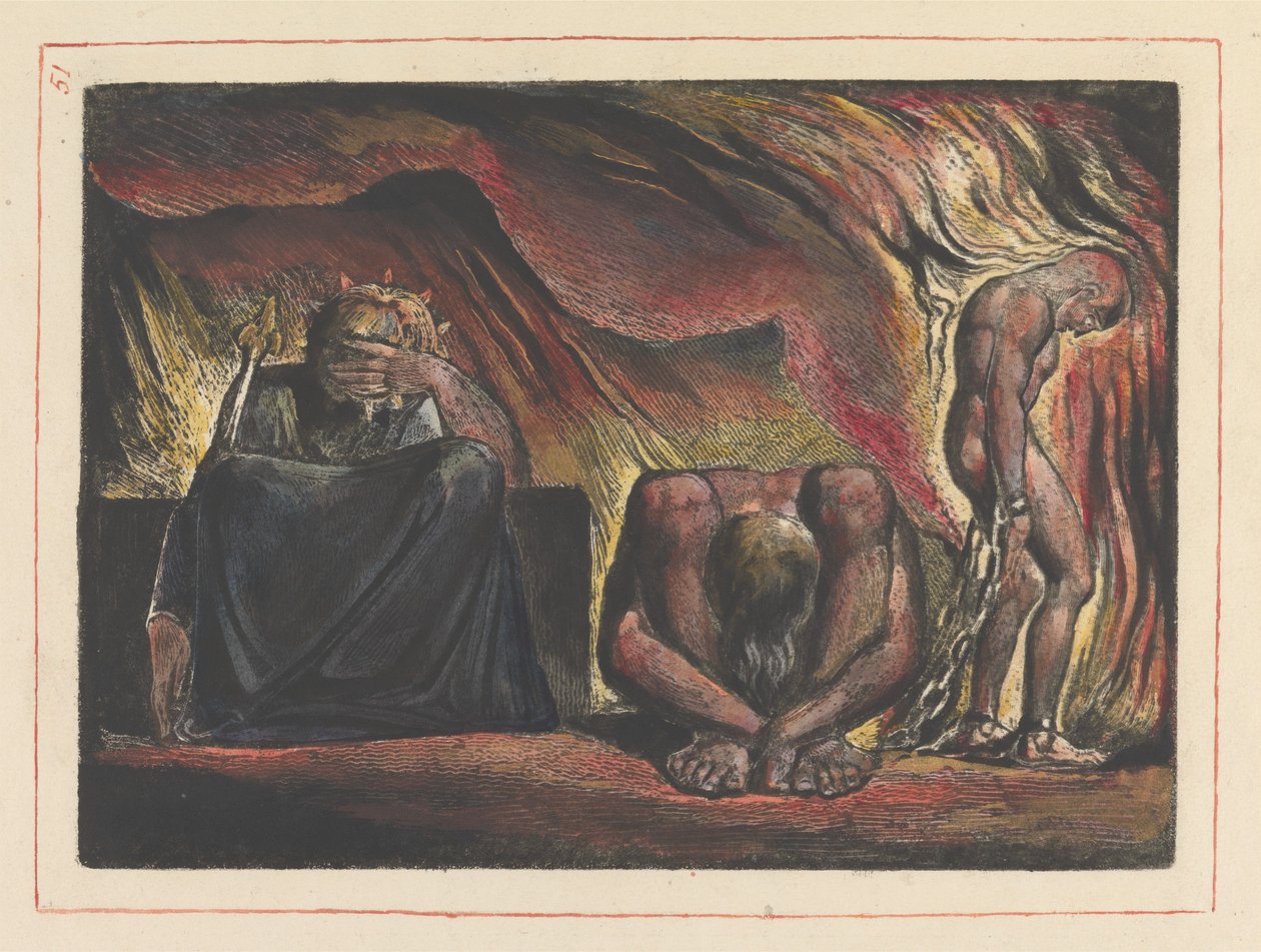 Kapitel 3 Frontispiz (Tafel 51) von William Blake
