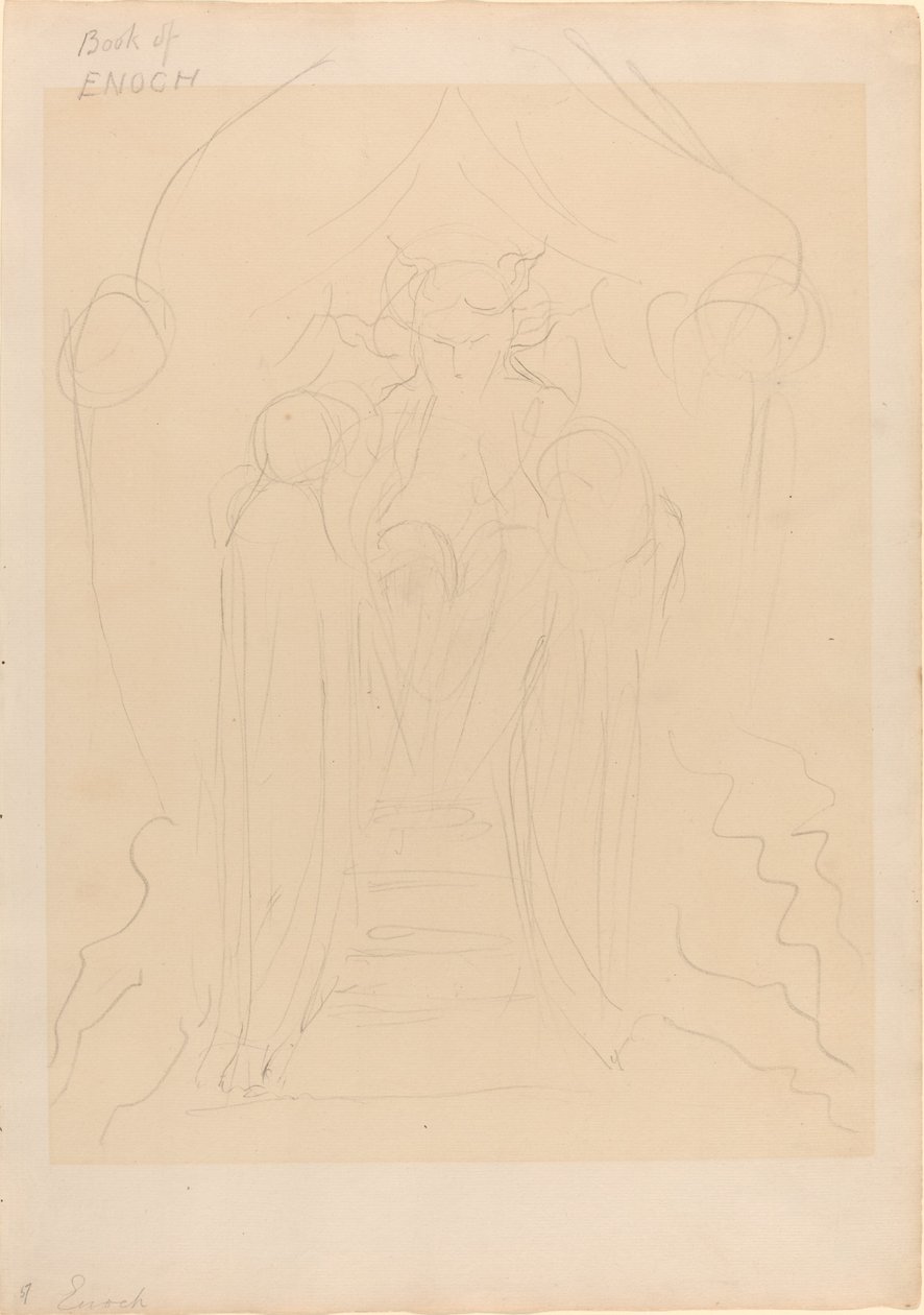 Henoch vor der großen Herrlichkeit von William Blake