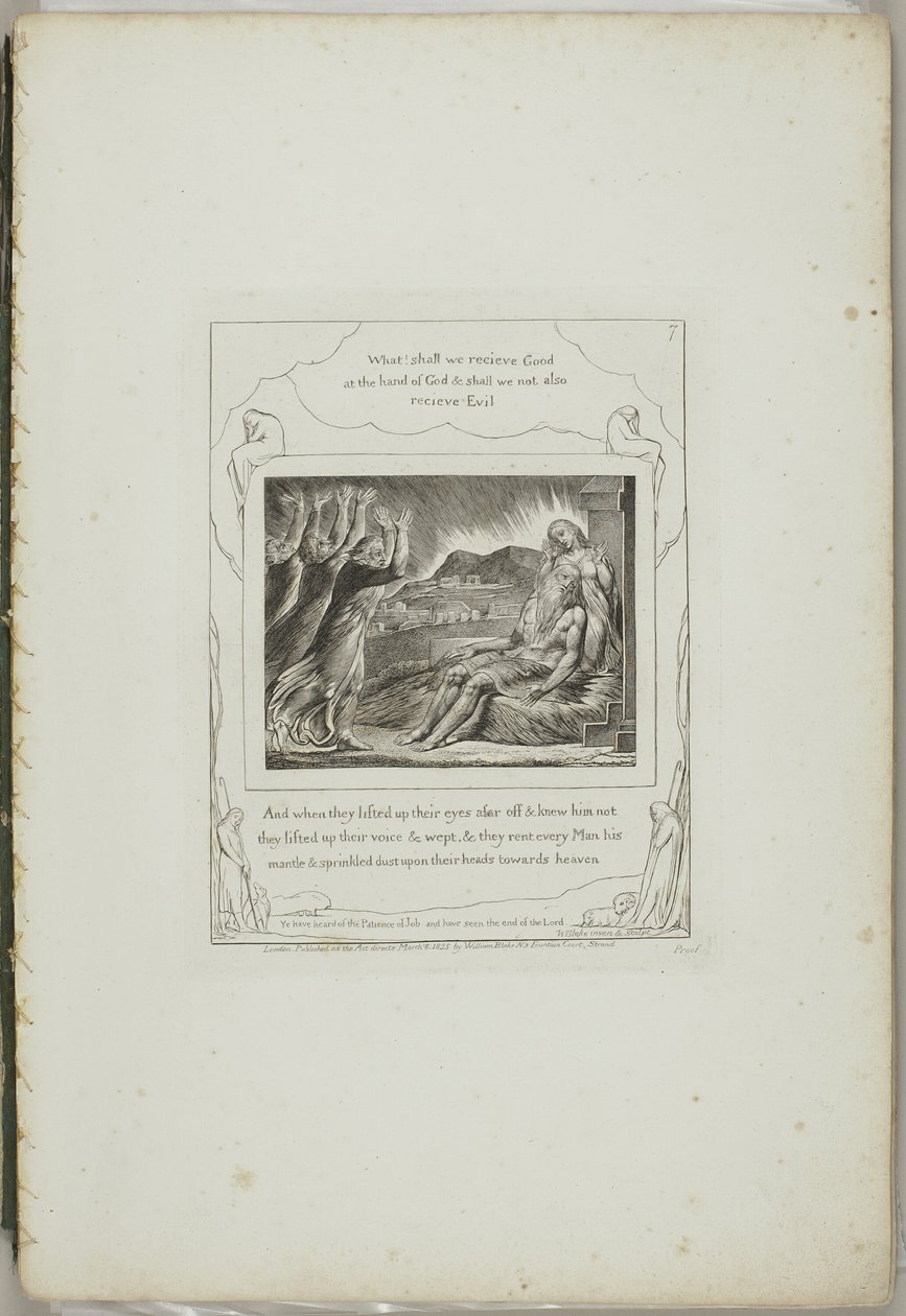 Illustrationen des Buches Hiob von William Blake