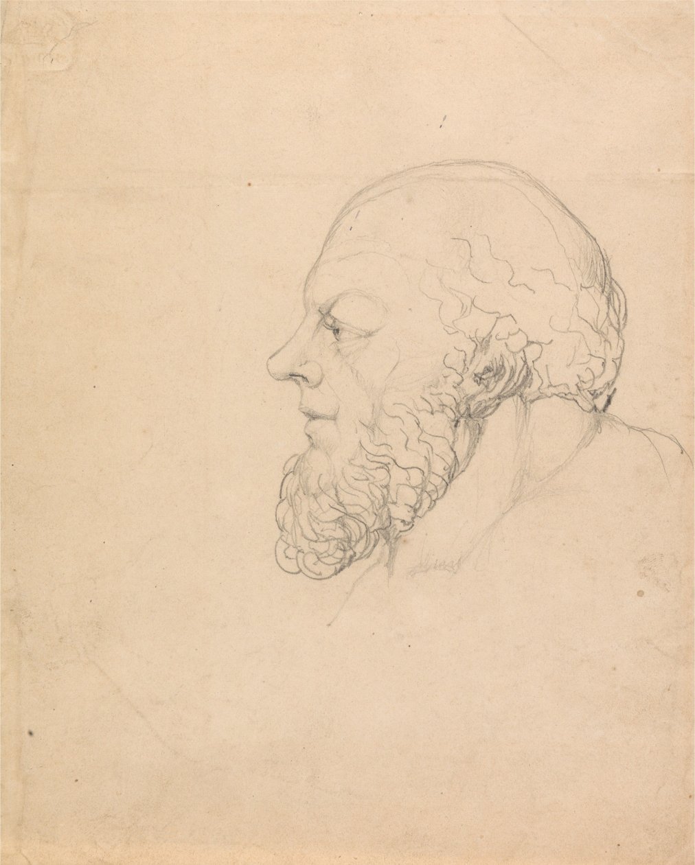 Sokrates, ein visionärer Kopf von William Blake