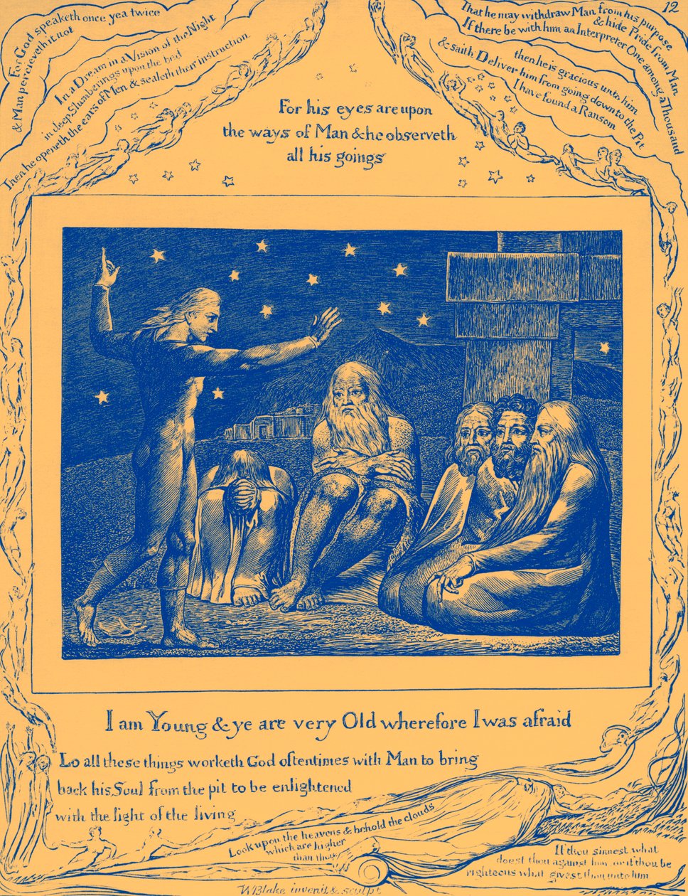 Das Buch Hiob Illustrationen von William Blake von William Blake