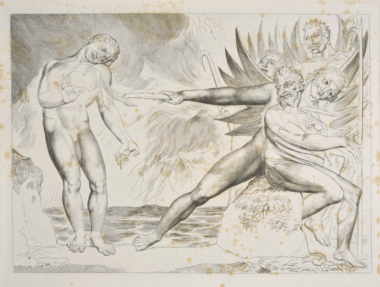Der Kreis der korrupten Beamten: Die Teufel quälen Ciampolo, Inferno, Gesang XXII, Illustration zur 