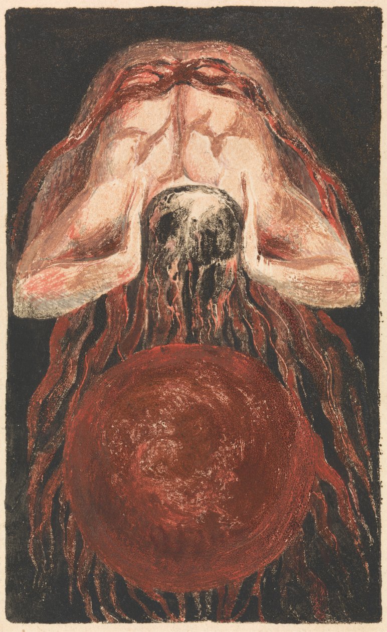 Das Erste Buch Urizen, Tafel 16 (Bentley 17) von William Blake