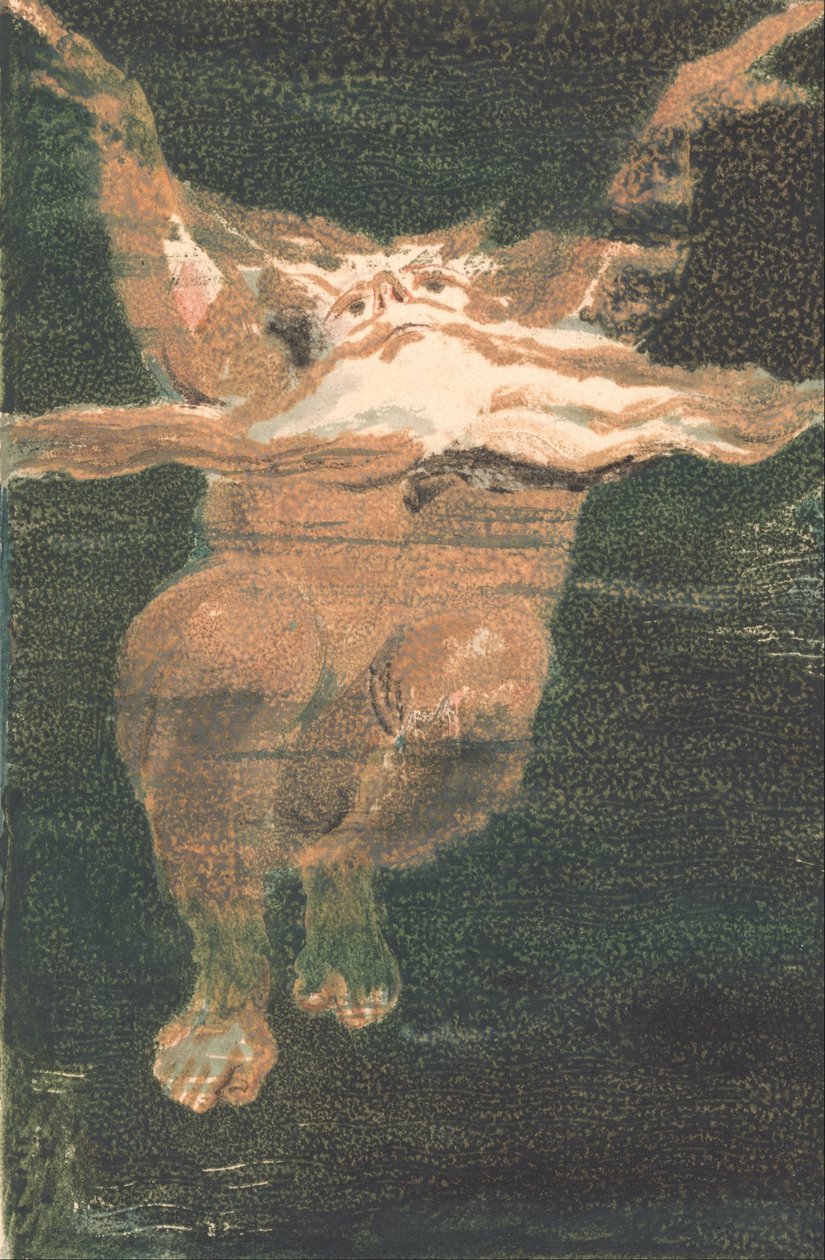 Das erste Buch Urizen, Tafel 5 (Bentley 12) von William Blake