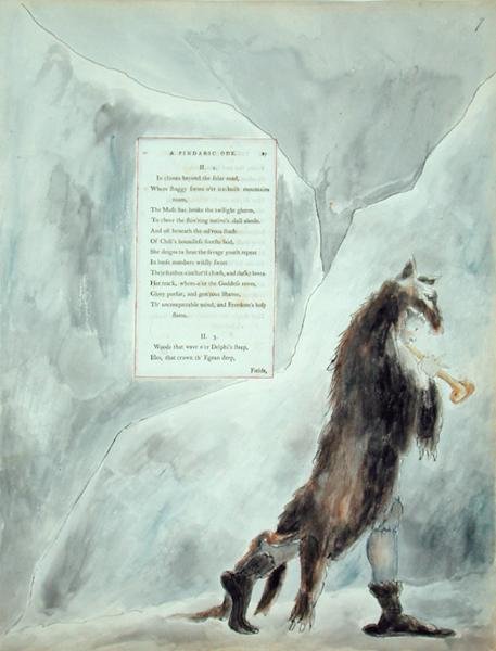 Der Fortschritt der Poesie, eine pindarische Ode, aus 