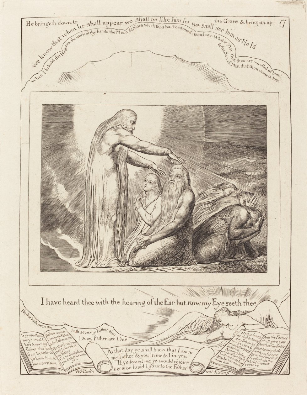 Die Vision Gottes von William Blake