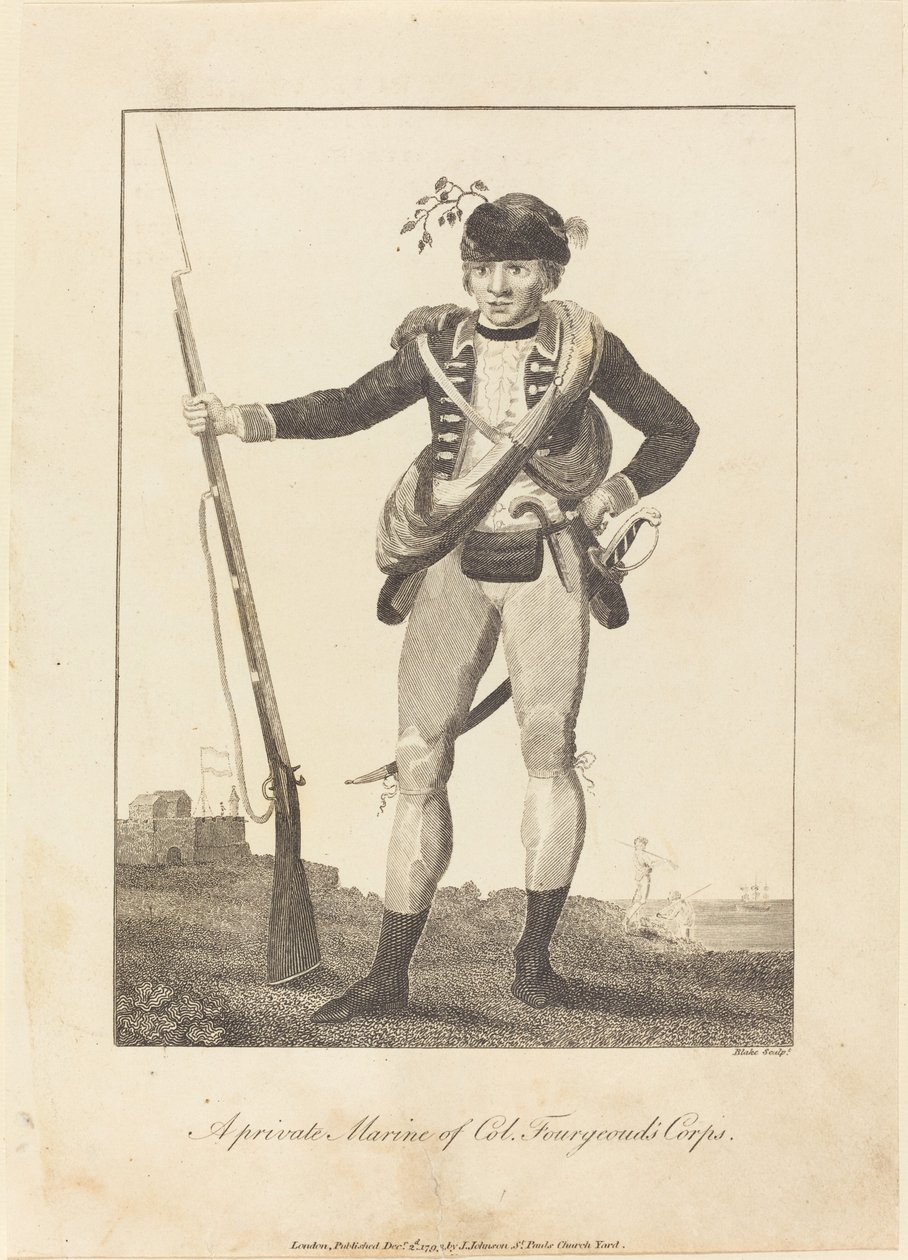 Ein privater Marine des Col. Fourgeoud