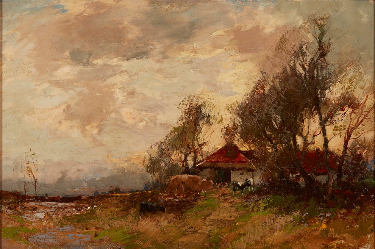 Ein Bauernhof von William Bradley Lamond