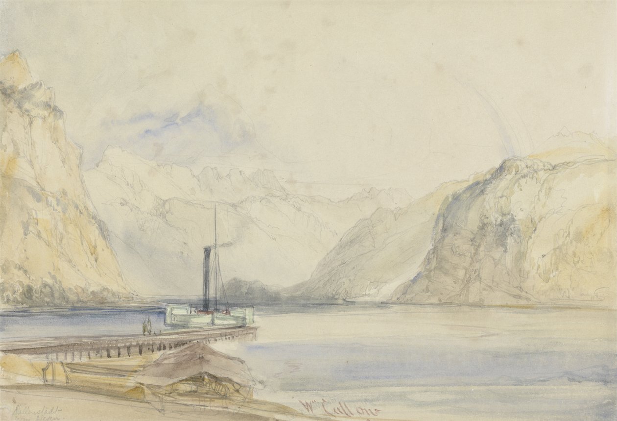 Wallenstadt, von Wesen, Schweiz von William Callow