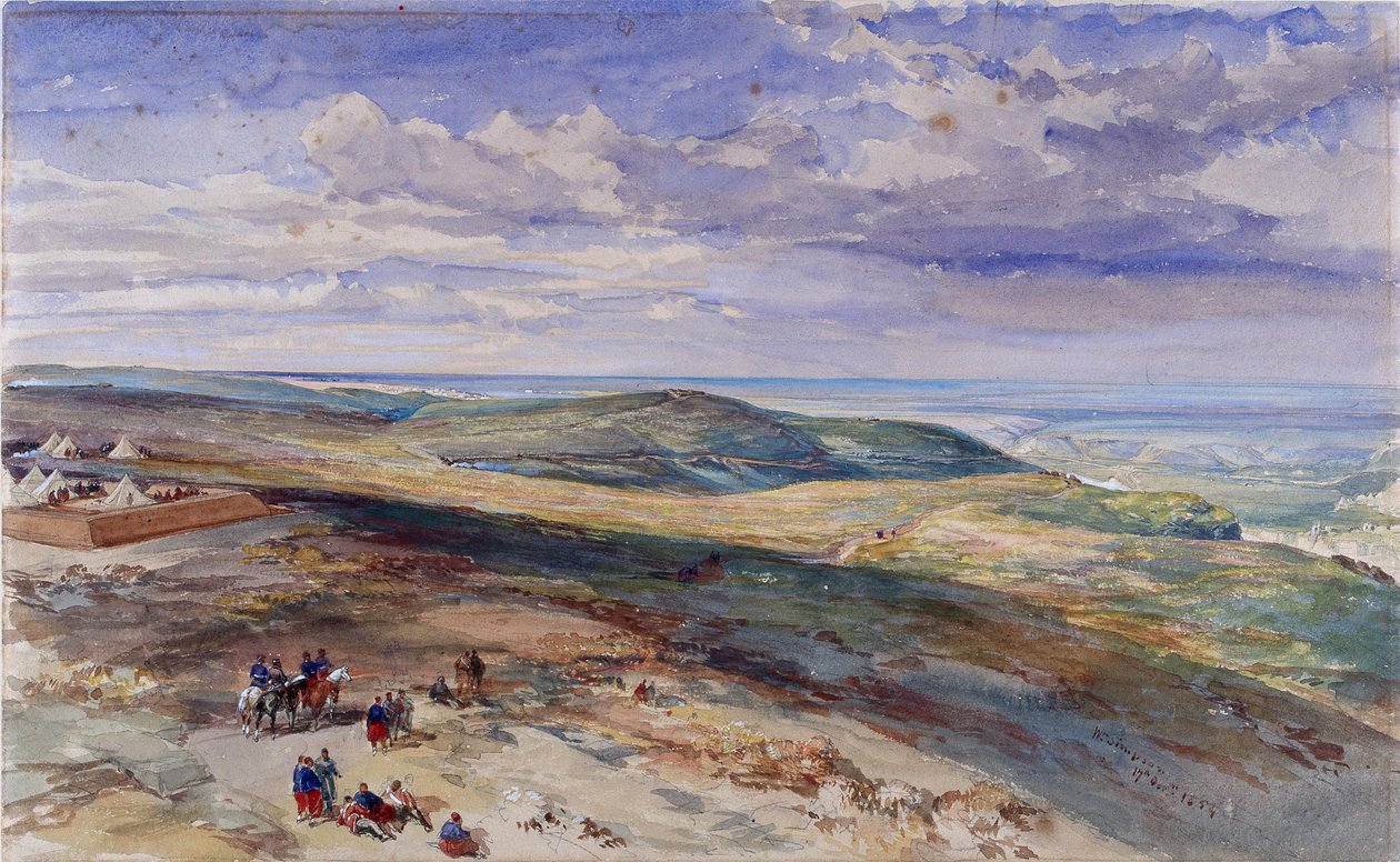 Das Feld von Inkerman, 17. Oktober 1854 von William Crimea Simpson