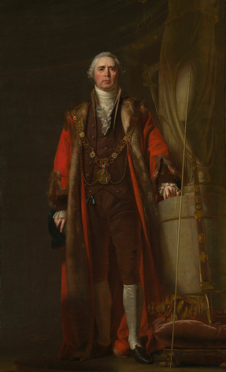 Charles Thorp als Lord Mayor von Dublin von William Cuming