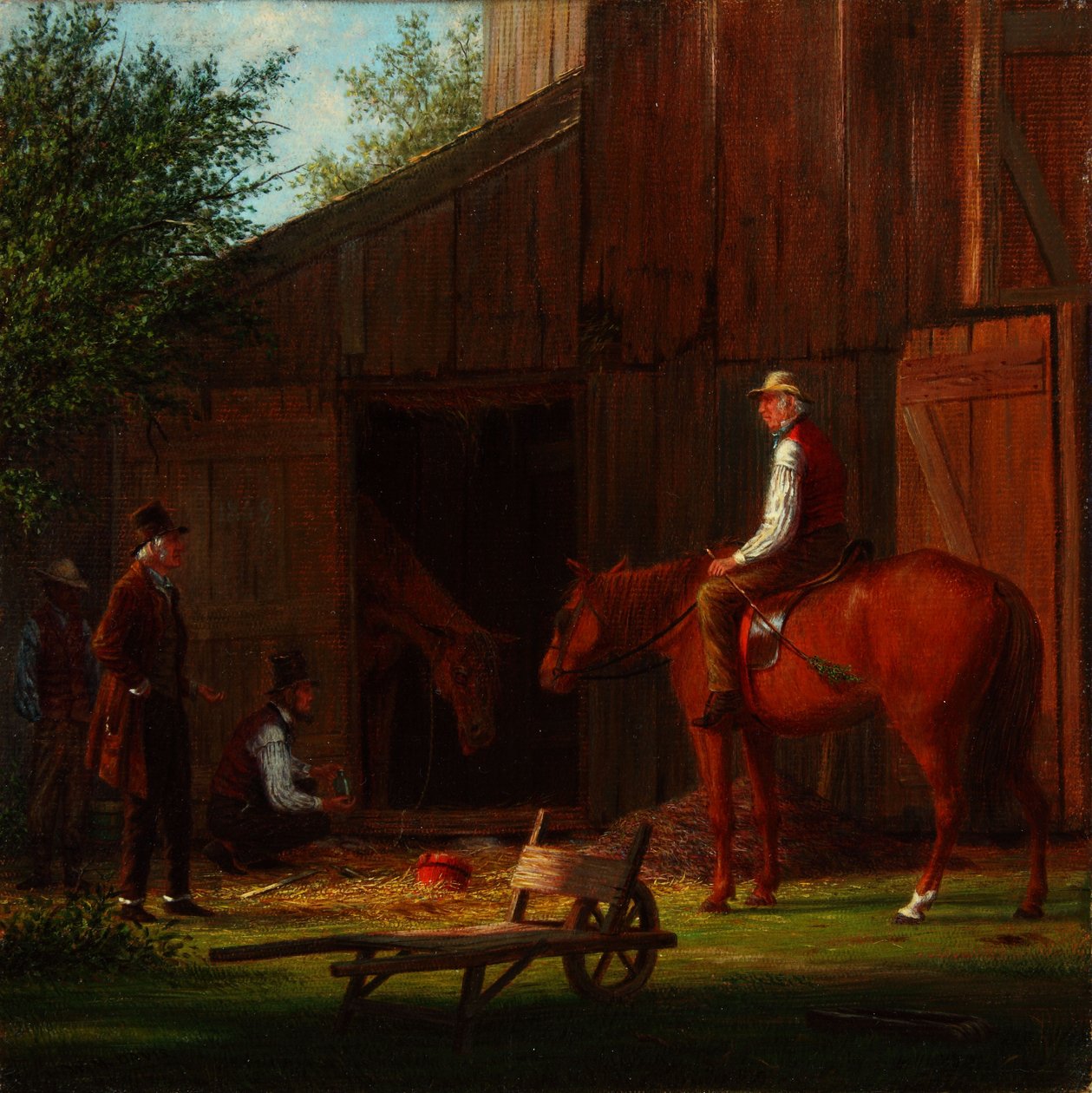 Das kranke Pferd 1869 von William Davis