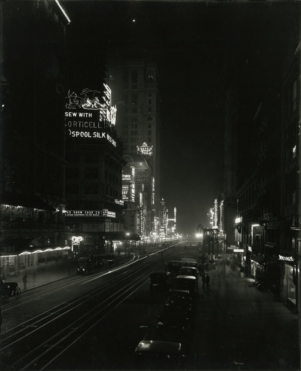 West 42nd Street, 1917 von William Davis Hassler