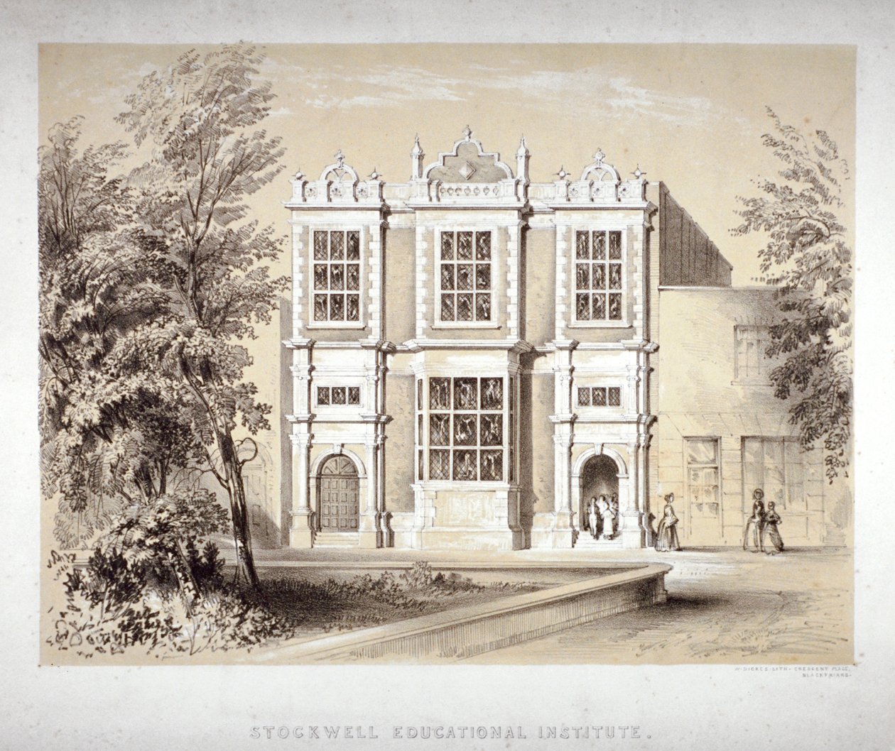Stockwell Bildungsinstitut, Stockwell, Lambeth, London von William Dickes