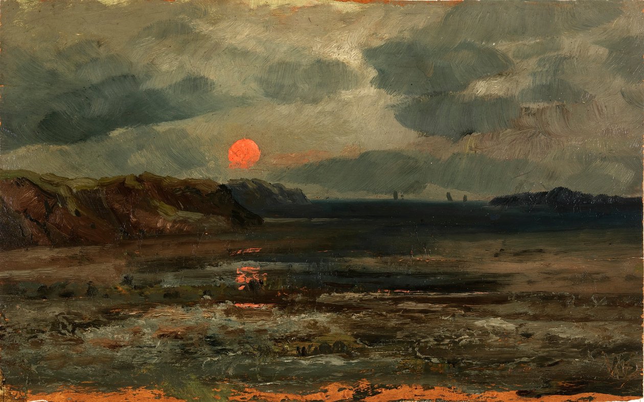 Sonnenaufgang über den Fischgewässern von Maine von William E. Norton