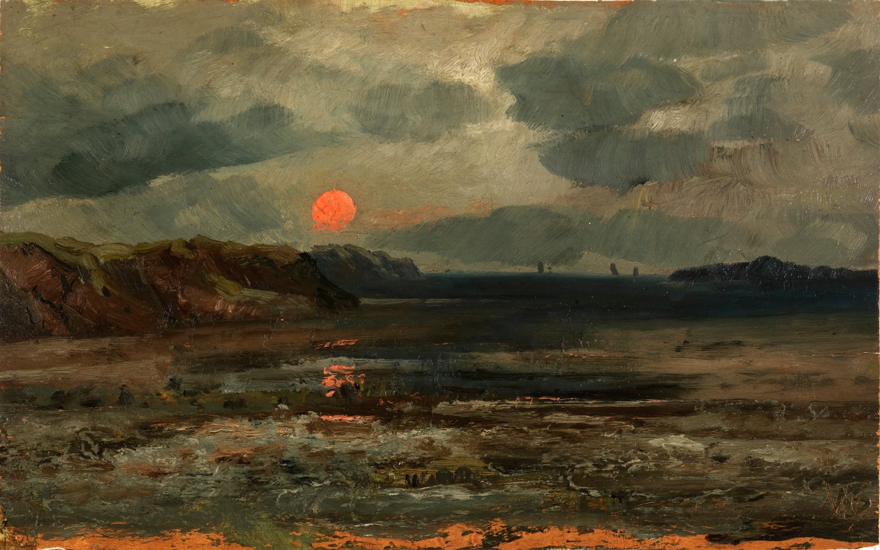 Sonnenaufgang über den Fischgewässern von Maine von William E. Norton