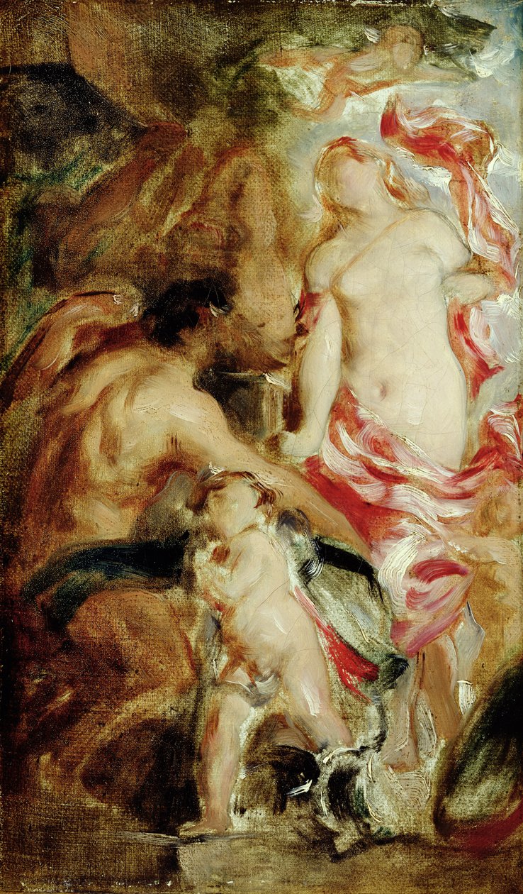 Allegorische Studie, eine Skizze von William Etty
