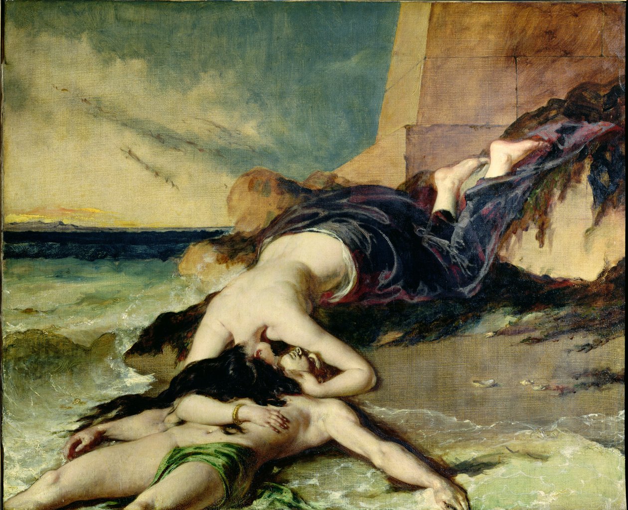 Hero und Leander von William Etty