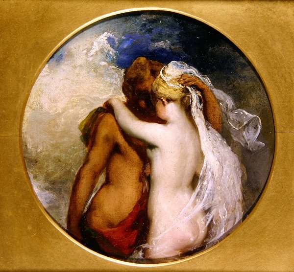 Nymphe und Satyr von William Etty
